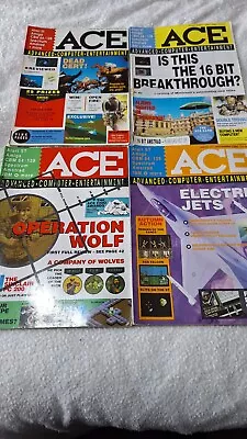 8-Bit/16-Bit Advanced Computer Entertainment ACE Magazines - 4x Issues 1988 • £0.99