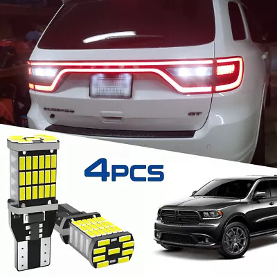 4pcs Xenon White 921 LED Backup Reverse Lights Bulbs For Dodge Durango 2014-2020 • $12.99