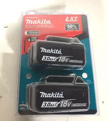 Makita 18V LXT Lithium Ion High Capacity Battery Pack 3.0Ah With Fuel Gauge 2Pk • $137.99