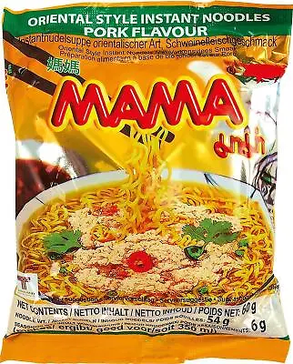 MAMA Pork Flavour Instant Noodles 60g (Pack Of 30) • £15.49