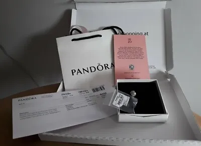 Pandora 20th Anniversary Clover Charm ( No 5 May ) S925 ALE G585    BNIB • £50