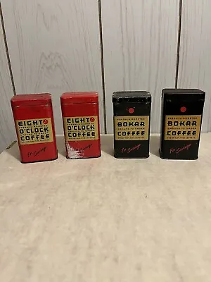 Vintage Tins Lot Of (4) Vintage Coffee Tin Bank Tins • $12.95