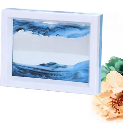 3D Moving Sand Art Painting Decoration Deep Sea Sand Scene Liquid Dynamic Square • £6.89