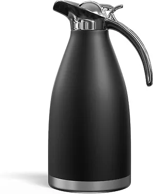 Stainless Steel Vacuum Insulated Thermal Coffee Carafe Water PitcherLeak-proof • $19.99