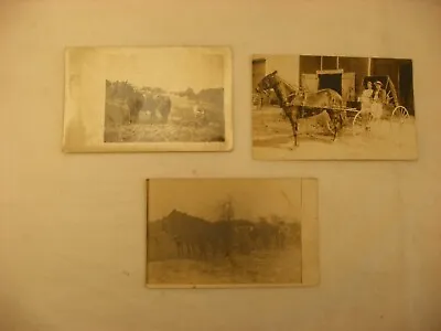 Vtg Real Photo Postcard RPPC - Mayville Kewaskum Stockbridge WI Farm Scene #3257 • $19.99