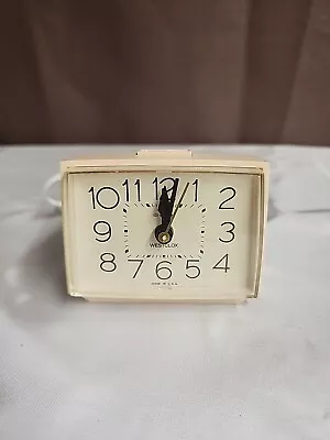 Vintage Westclox Alarm Clock #22284 Pink Works • $12.99