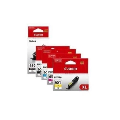 $20 • Buy Genuine Original Canon PG 650XL / CLI 651XL Colours / Value Pack Ink Cartridge