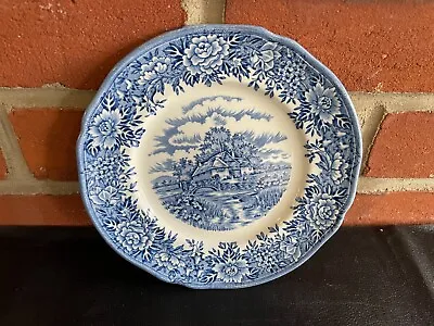 Vintage English Village By Salem China Co.  Olde Staffordshire Bread Plate 6.5  • $5.50