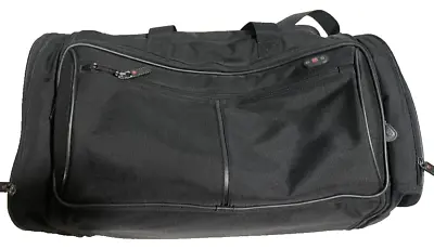Victorinox Swiss Army Black Duffel Bag 23x10x12 Carry-on Duffel Style 30051 • $150