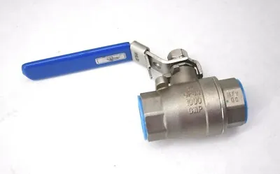 FNW Stainless Steel Lever Handle Full Port NPT 1000 CWP Ball Valve 200A • $24.99