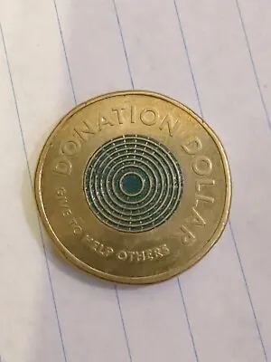 Australian 2021 $1 Coin - Donation Dollar - Rare Coin - Circulated • $5