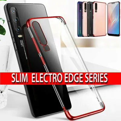£3.99 • Buy Silicone Case For Huawei P30 Pro P20 Lite Original Shockproof Clear Phone Cover