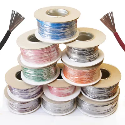 £69.98 • Buy 0.5mm 1mm 1.5mm 2.5mm 12v Thinwall Single Core Automotive Auto Marine Cable Wire