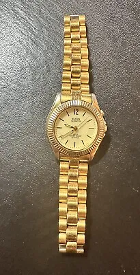 Vintage Wrist Watch Untested Women’s Elgin Glowatch 100ft WR B21 • $10