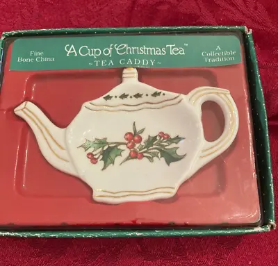 A Cup Of Christmas Tea (Teaa Caddy) Bone China • $10