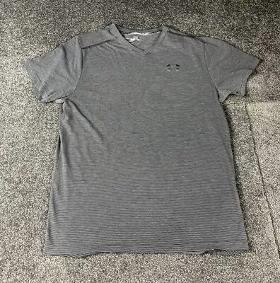 Under Armour Tech Vent Shirt Mens Medium Grey Short Sleeve Running Top • $20