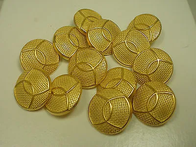 New Lots Gold Metal Buttons Sizes 5/813/167/8 Inch Suit  Jacket Blazer G21 • $5.99