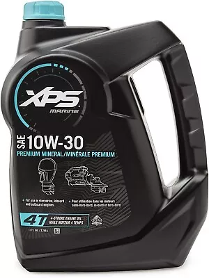 XPS Marine SAE 10W-30 Premium Mineral 4-Stroke Engine Oil 1 Gallon Jug • $45.49