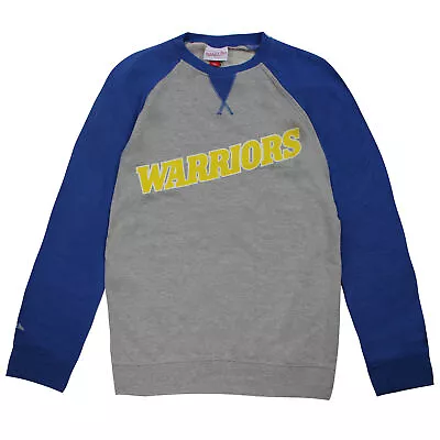 Mitchell & Ness Golden State Warriors NBA Turf Fleece  Mens Pullover Sweatshirt • £30.99