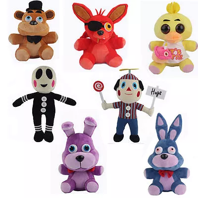 Xmas FNAF Five Nights At Freddy's 10  Plush Soft Toy Gift Bear Fox Bonnie Puppet • £7.99