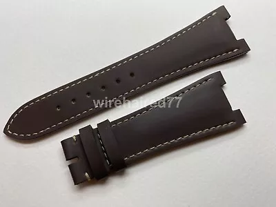 £220 • Buy Patek Philippe Nautilus 25mm Brown Silicone Rubber Strap