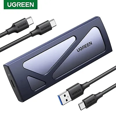 $44.95 • Buy Ugreen NVMe M.2 SSD SATA To USB C External Enclosure Storage Case + Cable
