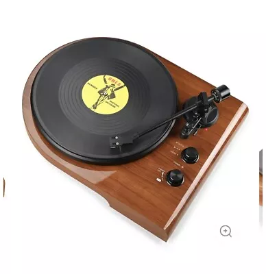 Udreamer Vinyl Record Player Turntable System UD009 33/45 RPM Bluetooth . • $125