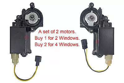 Window Motor Set For 1968-1975 Riviera Caprice DeVille Electra Skylark Corvette • $198.53