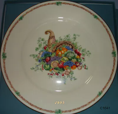 Lenox Annual 1995 Annual Thanksgiving Plate Mint • $14.99