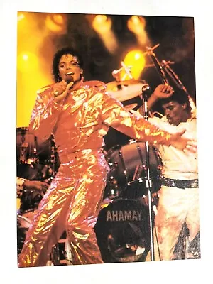 Michael Jackson Live / Jackson 5 / 1984 Magazine Full Page Pinup Poster Clipping • $12.99