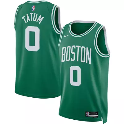 NWT 44 M Medium Boston Celtics Jayson Tatum Kelly Green Icon Edition Jersey • $44.99