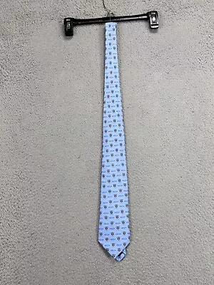 Vineyard Vines Necktie Adult Blue 100% Silk Pingry Class Of 2016 Casual Mens NEW • $19