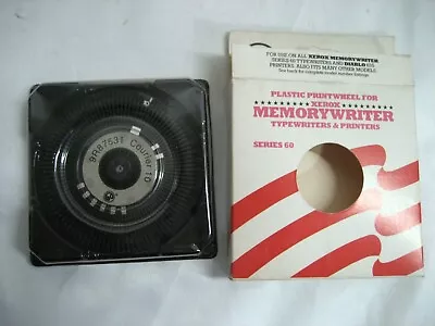 OEM Xerox Printwheel Memorywriter 60 Typewriters - SEE FONTS BELOW CHOICE OF ONE • $15.35