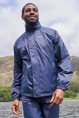 Mountain Warehouse Pakka Men's Waterproof Winter Jacket Hooded Breathable Coat • £26.99