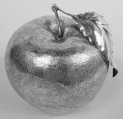 Buccellati Lighter Figural Fruit Apple Midcentury Italian 800 Silver 1944/68 • $2100