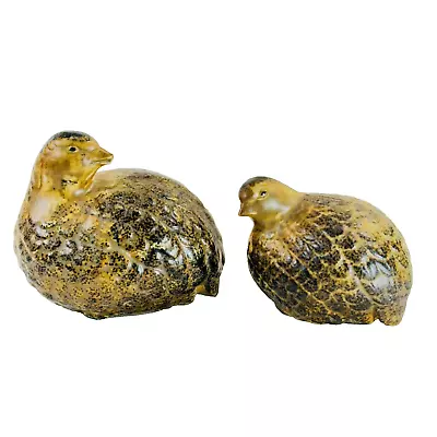 Vintage MCM OMC Otagiri Japan Ceramic Figurines Set Of Quail Birds • $19.99