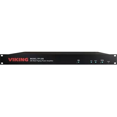 Viking Electronics 250W 70V Paging Power Amplifier PP-250 UPC 615687227772 - ... • $592.61