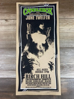 $35.99 • Buy Candlebox Concert Poster 10x22 Birch Hill Show NJ 1996 Grunge Rock Signed