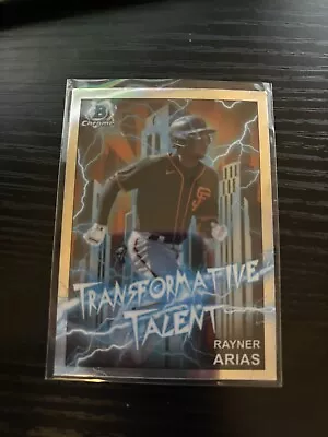 2023 Bowman Chrome Draft Rayner Arias Transformative Talent San Fran Giants MM • $1