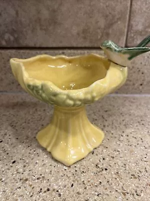 Vintage McCoy Birdbath And Bird Planter • $39