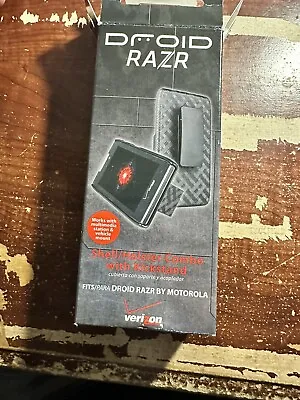 Verizon Shell Holster Combo Case For Motorola Droid Razr XT912 - Black • $12.50