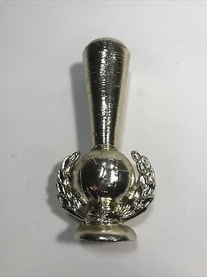 Vintage 1960’s Diecast Metal Gold Globe Trophy Topper/Part 6 3/8” Tall UNIQUE • $9.95