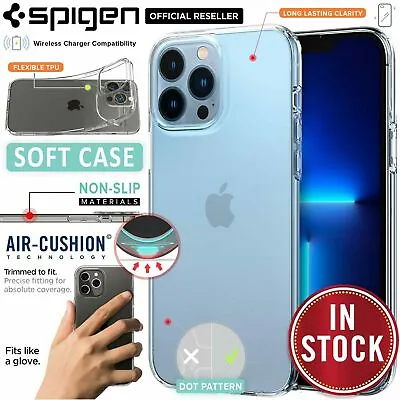 $19.99 • Buy For Apple IPhone 13 12 11 Pro Max Mini XS XR Case SPIGEN Liquid Crystal Cover