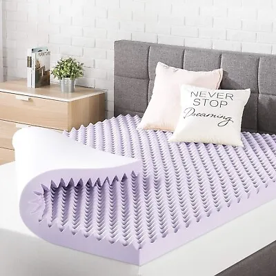 Best Price Mattress 3 Inch Egg Crate Memory Foam Mattress Topper With Soothin... • $54.12