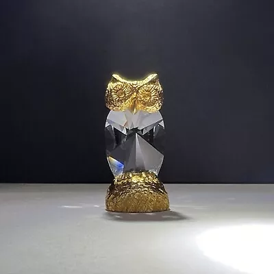 Vintage 1983 Spoontiques 2” Crystal Owl • $24.99