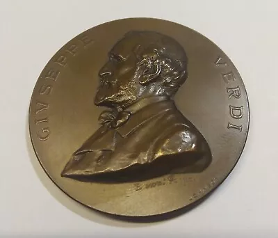 Medal Giuseppe Verdi (1813/1901) - 1° Anniversary Of Death - Year 1902 • $92.40