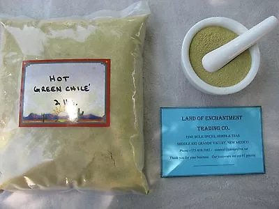 Hatch New Mexico Hot Green Chile Powder  2 Lb.  Fresh!  Usa Seller  Free Ship • $32.19