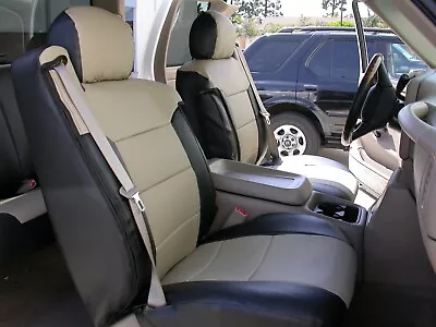 For Chevy Avalanche 2002-06 Iggee S.leather Custom 2 Front Seat Covers 13 Colors • $199