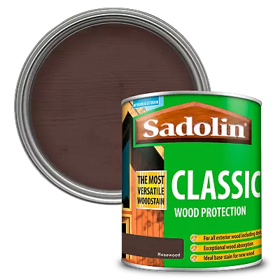 Sadolin Classic All Purpose Woodstain Rosewood 1L • £22