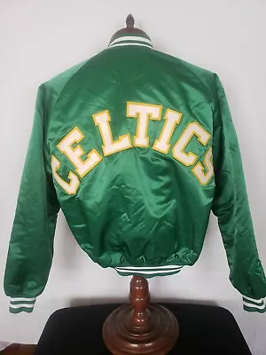 🚨🔥Vintage Chalk Line L Boston Celtics Starter Style Spellout Rare! EUC Jacket  • $349.99